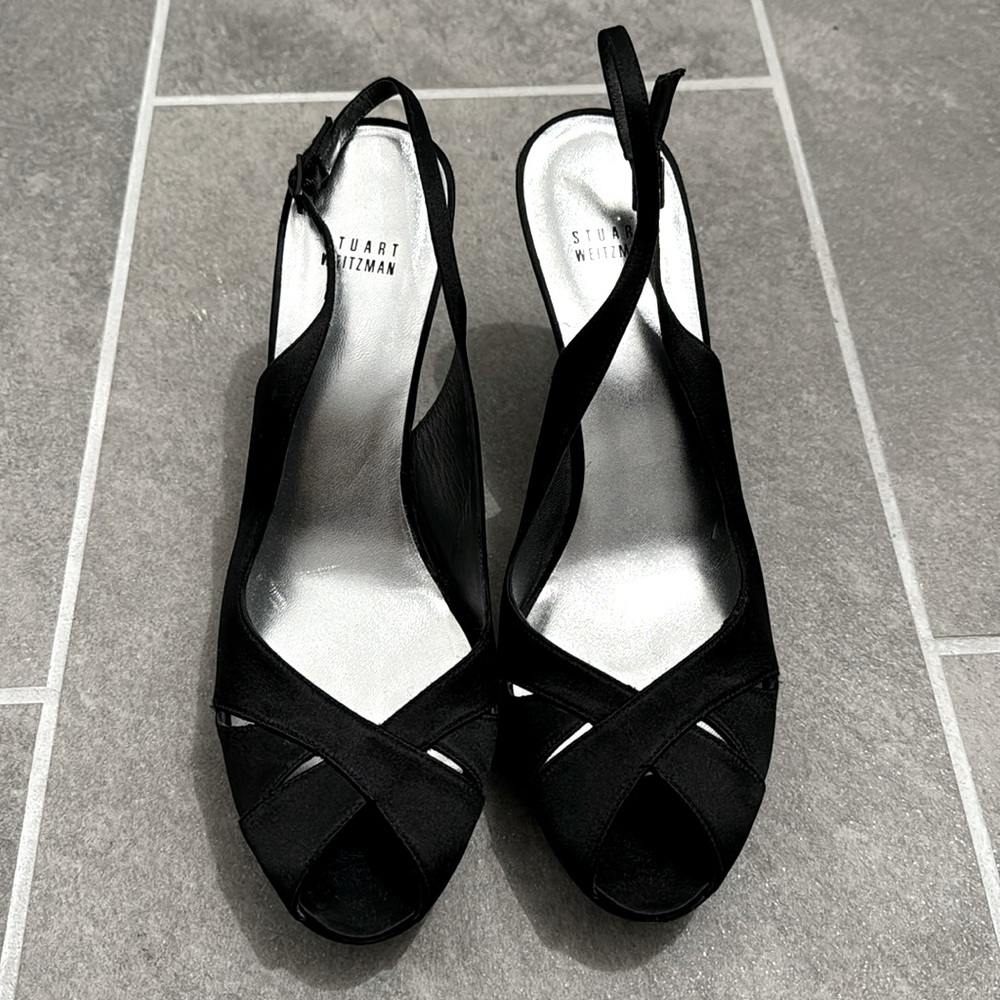 Stuart Weitzman Black Heels - Size 12.